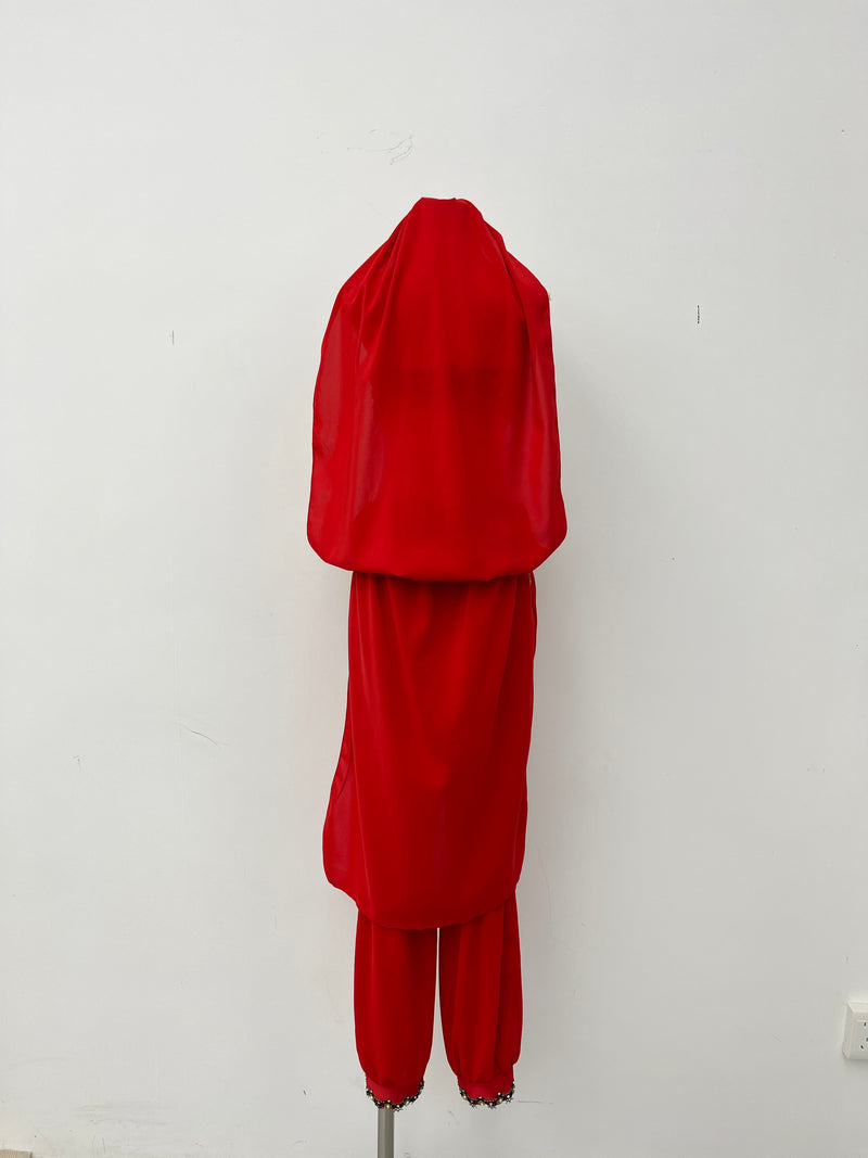 Ruby Arabian Two-Piece Dance Costume