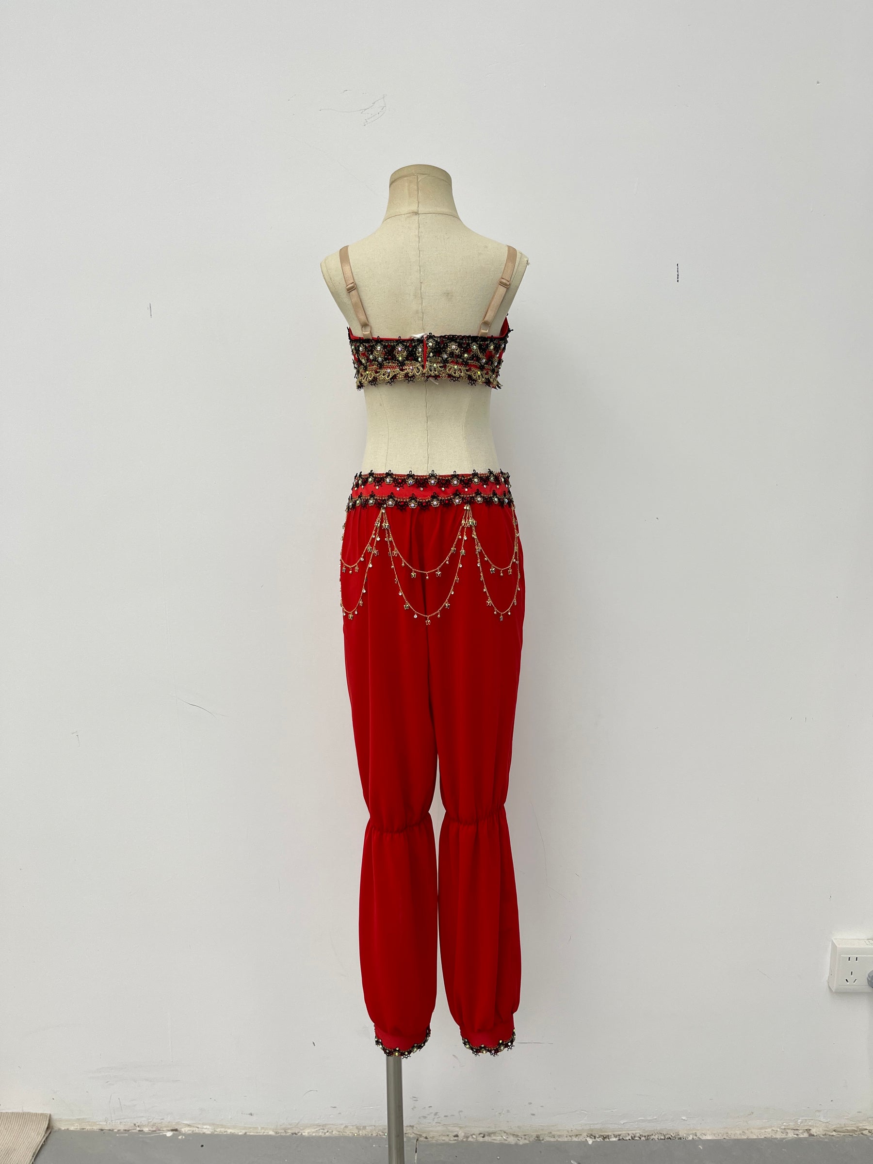 Ruby Arabian Two-Piece Dance Costume