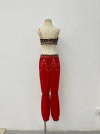 Ruby Arabian Two-Piece Dance Costume