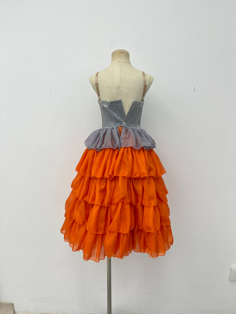 Pumpkin Ruffle Character Dress