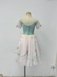 Mint Blush Peasant Ballet Dress