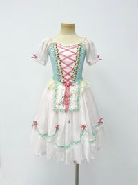 Mint Blush Peasant Ballet Dress