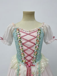 Mint Blush Peasant Ballet Dress