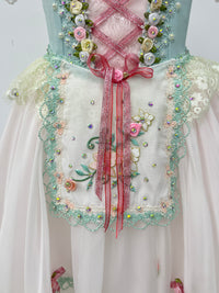 Mint Blush Peasant Ballet Dress
