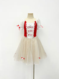 Ruby Ribbon Peasant Ballet Dress