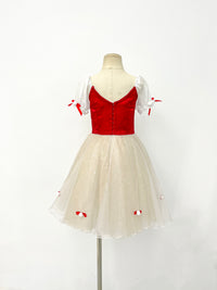 Ruby Ribbon Peasant Ballet Dress