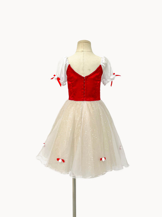 Ruby Ribbon Peasant Ballet Dress