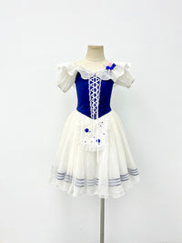 Royal Blue Rose Peasant Ballet Dress