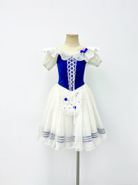 Royal Blue Rose Peasant Ballet Dress