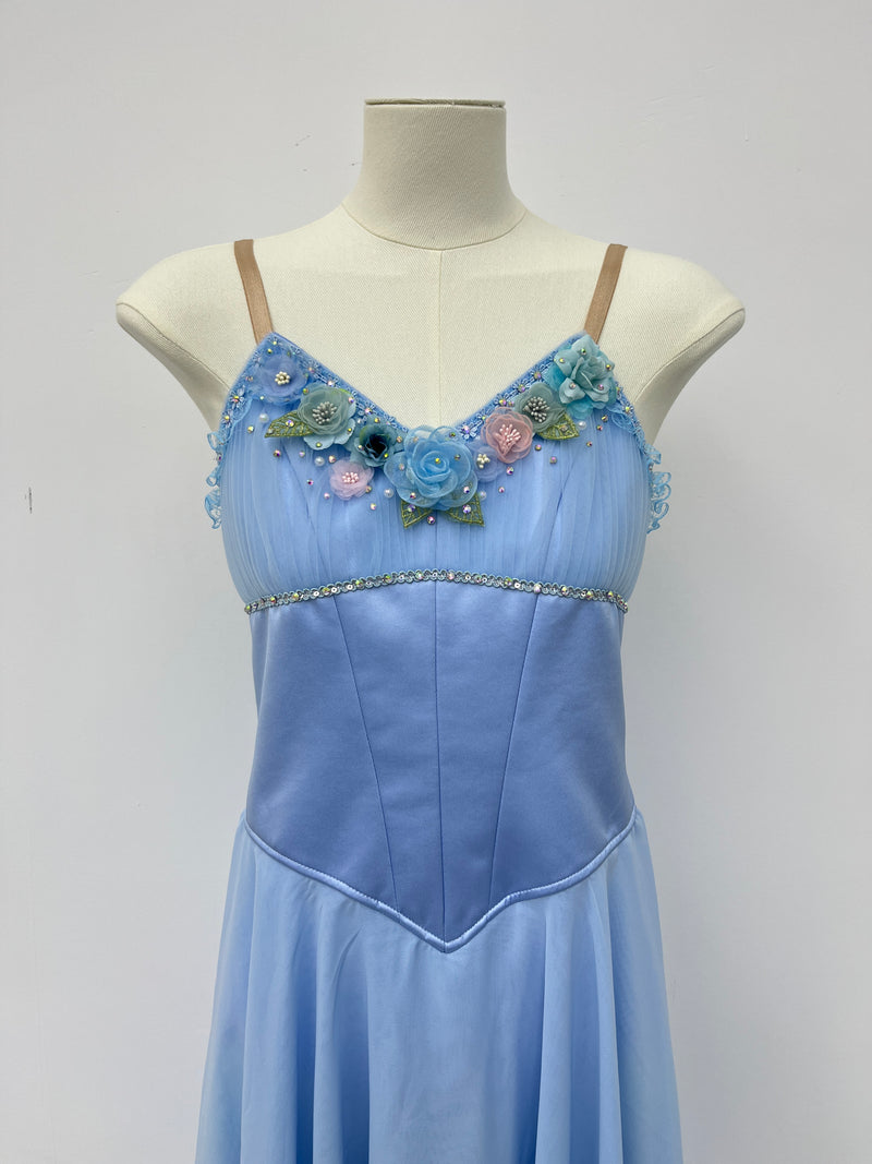 Periwinkle Floral Lyrical Dress