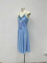 Periwinkle Floral Lyrical Dress