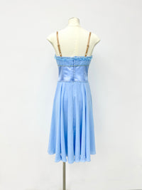 Periwinkle Floral Lyrical Dress