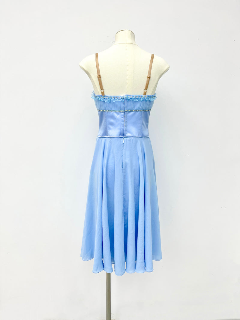Periwinkle Floral Lyrical Dress