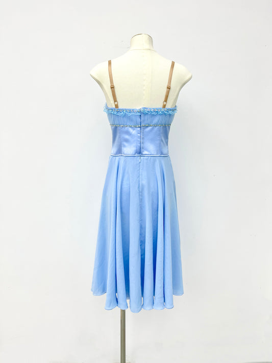 Periwinkle Floral Lyrical Dress