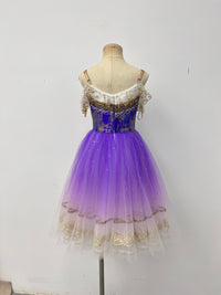 Lavender Gilded Peasant Ballet Dress