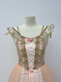 Champagne Rose Peasant Ballet Dress