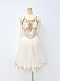 Ivory Gold Romantic Ballet Dress