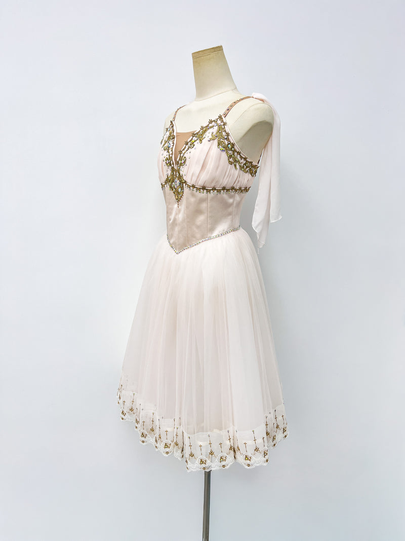 Ivory Gold Romantic Ballet Dress