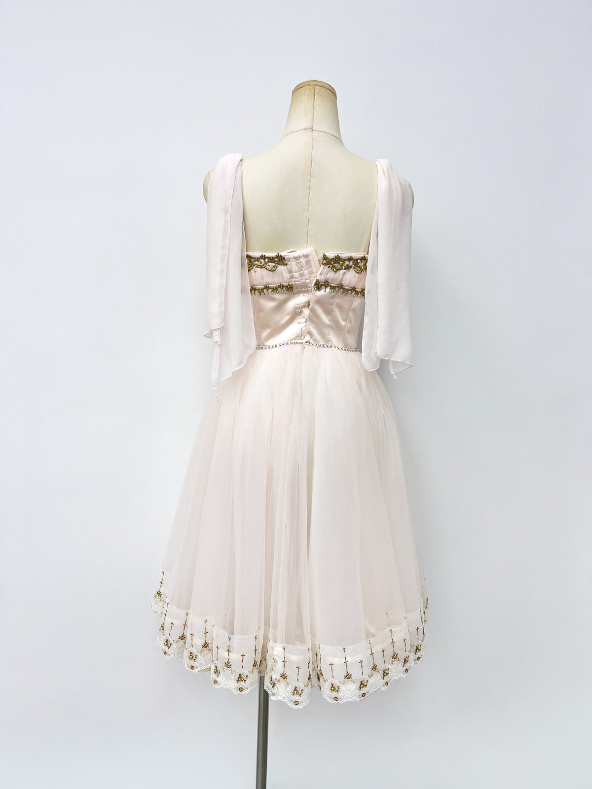 Ivory Gold Romantic Ballet Dress