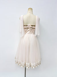 Ivory Gold Romantic Ballet Dress