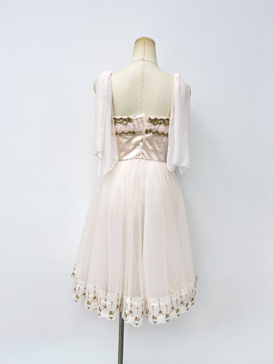 Ivory Gold Romantic Ballet Dress