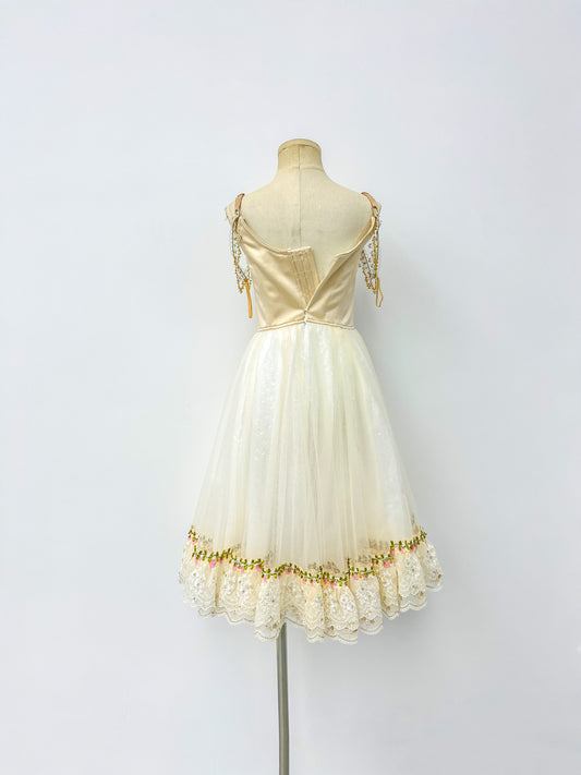 Ivory Peasant Ballet Dress