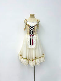 Ivory Peasant Ballet Dress