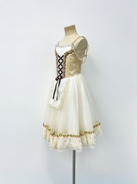 Ivory Peasant Ballet Dress