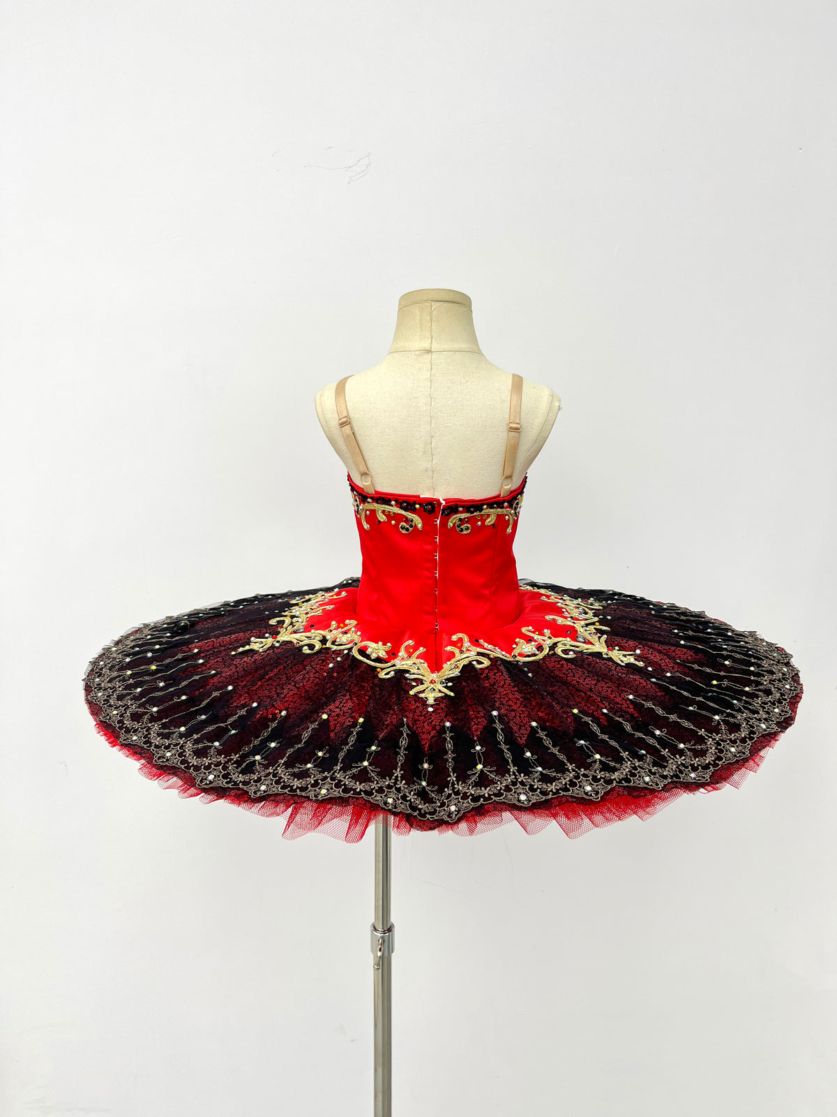 Scarlet Midnight Gold Classical Tutu