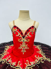 Scarlet Midnight Gold Classical Tutu