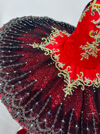 Scarlet Midnight Gold Classical Tutu