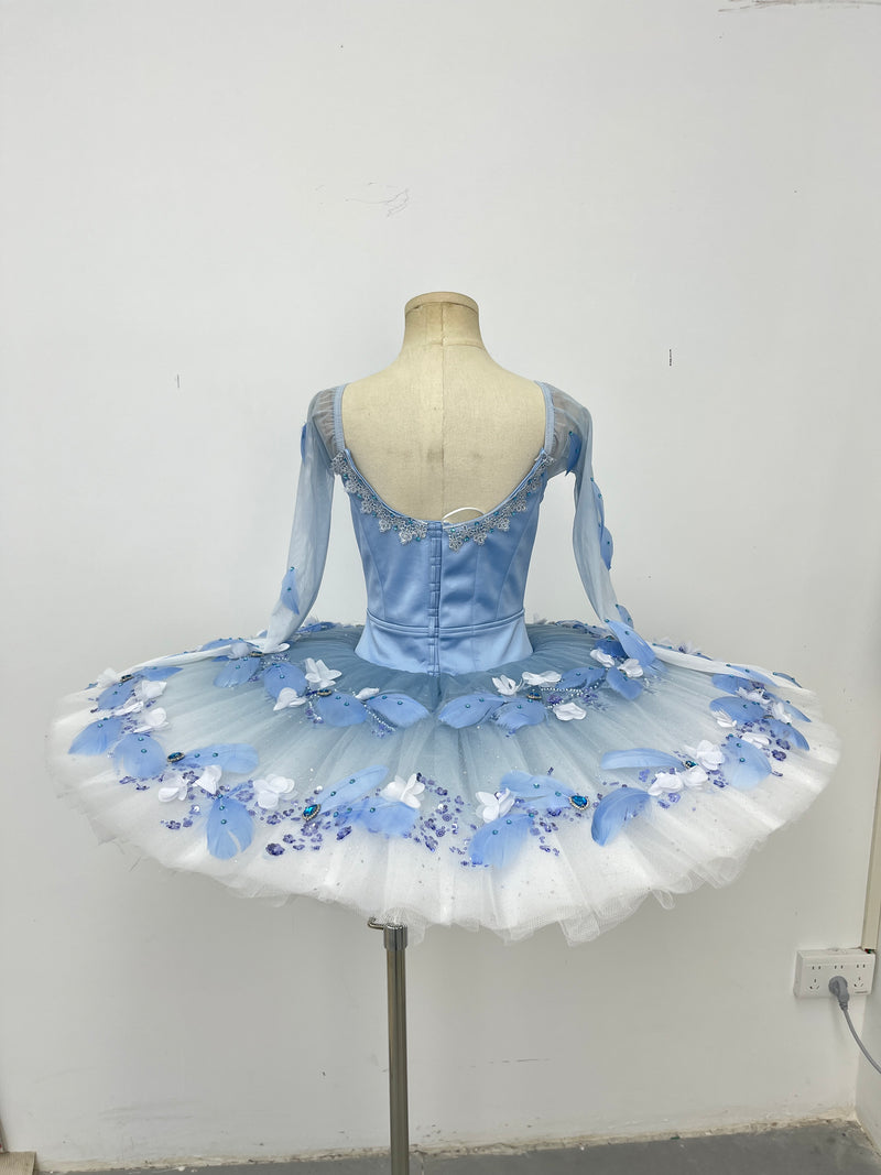 Blue Blossom Long-Sleeve Classical Tutu