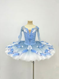 Blue Blossom Long-Sleeve Classical Tutu