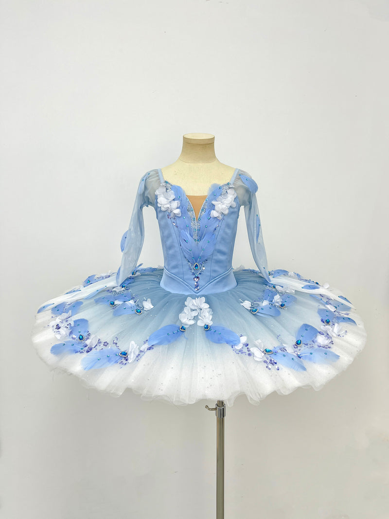 Blue Blossom Long-Sleeve Classical Tutu