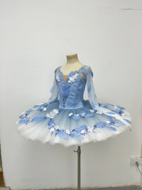 Blue Blossom Long-Sleeve Classical Tutu