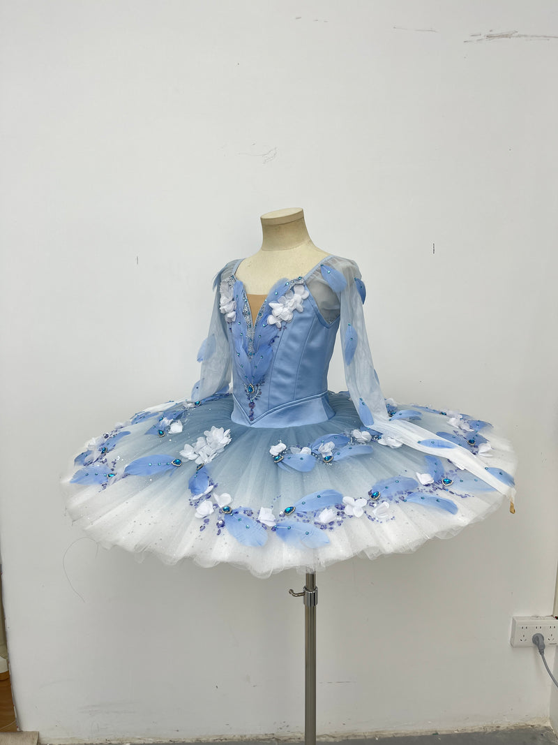 Blue Blossom Long-Sleeve Classical Tutu