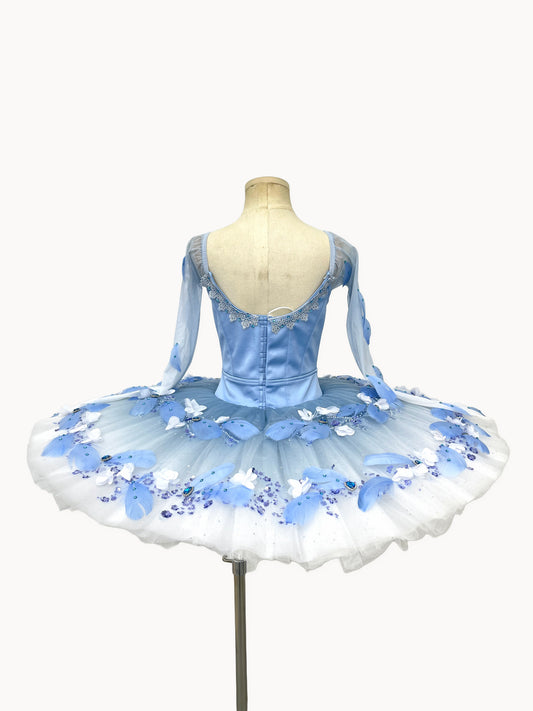 Blue Blossom Long-Sleeve Classical Tutu