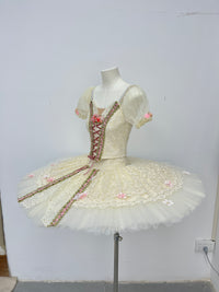Ivory Blush Floral Classical Tutu