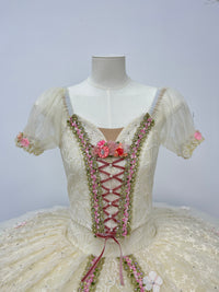 Ivory Blush Floral Classical Tutu