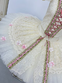 Ivory Blush Floral Classical Tutu
