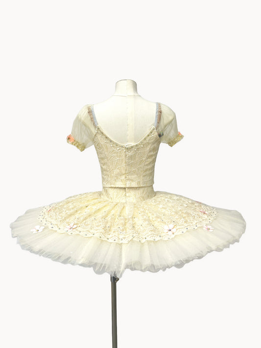 Ivory Blush Floral Classical Tutu