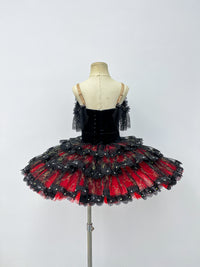 Crimson Noir Ruffle Classical Tutu V1 & V2