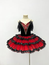 Crimson Noir Ruffle Classical Tutu V1 & V2