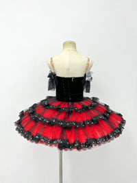 Crimson Noir Ruffle Classical Tutu V1 & V2