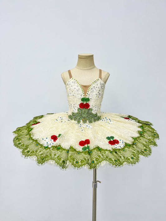 Classical Ivory Cherry Tutu