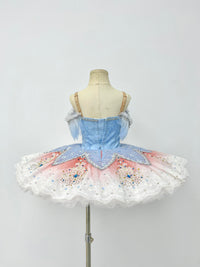 Ice Blue Blush Petal Classical Tutu