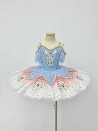 Ice Blue Blush Petal Classical Tutu