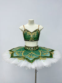 Emerald Gold Two-Piece Classical Tutu