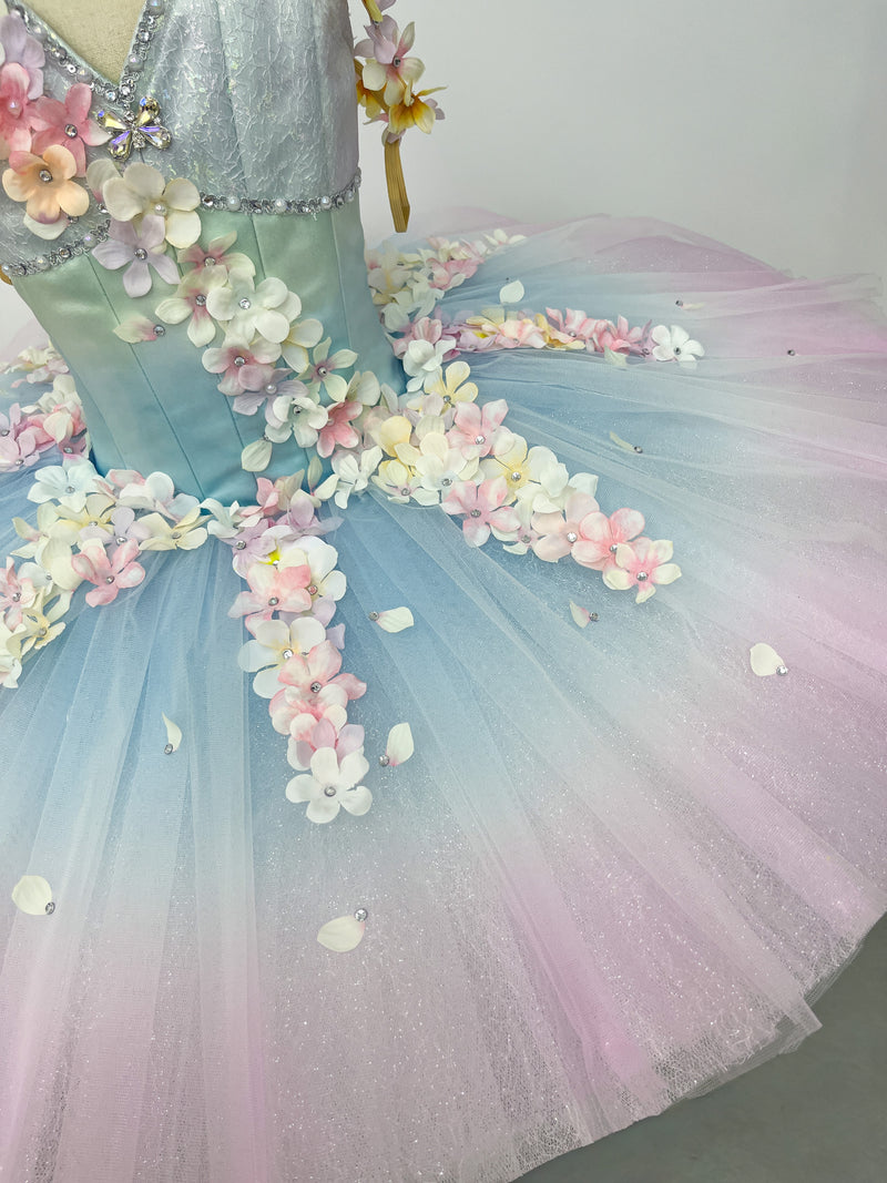Classical Pastel Hydrangea Tutu