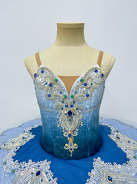 Ice Blue Silver Jewel Classical Tutu